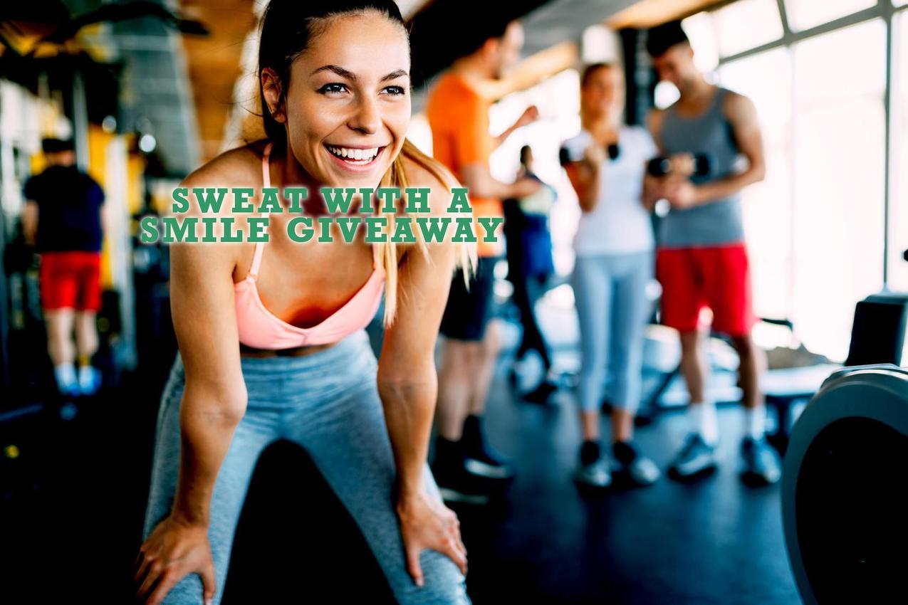 online contests, sweepstakes and giveaways - Sweat with a Smile Giveaway